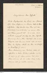 Nachlass Franz Steindachner, Brief von Eduard Graeffe an Franz Steindachner (05.10.1900), Inv.Nr. 173.26, Seite 1